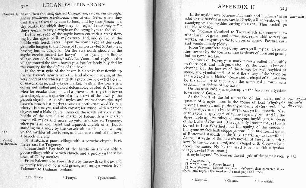 Image of Leland Itinerary pg. 2