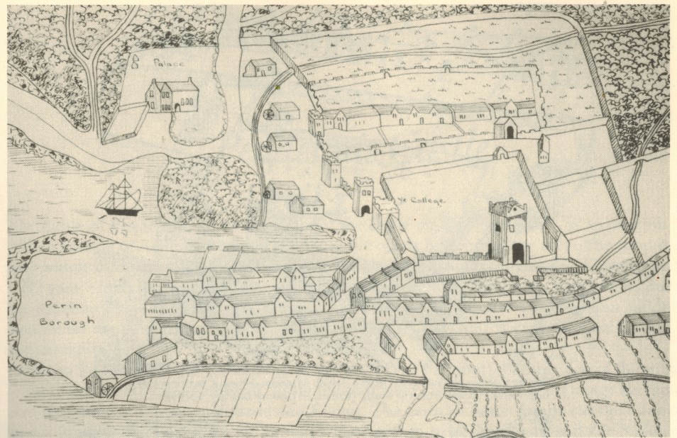 Map Penryn c1580